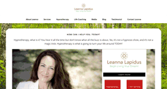 Desktop Screenshot of lifecoachleanna.com